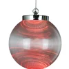 Decorator's Warehouse Borealis Lights|Indoor Lighting^12" Borealis Ball Lighted LED - Red