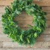 Decorator's Warehouse Christmas Wreaths^36" Bristle Pine With Natural Touch Evergreen Wreath