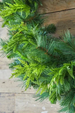 Decorator's Warehouse Christmas Wreaths^36" Bristle Pine With Natural Touch Evergreen Wreath