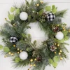 Decorator's Warehouse Christmas Wreaths^20” Christmas Pine Wreath With Ornaments , Cones & Berries