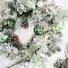 Decorator's Warehouse Christmas Wreaths^24” Christmas Pine/Ball Wreath