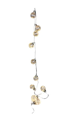 Decorator's Warehouse Borealis Lights|Indoor Lighting^6 Cm X 6.5' Plastic Ball LED Garland - Warm White