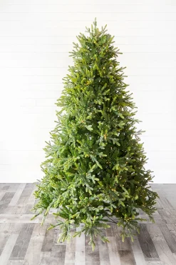 Decorator's Warehouse Christmas Trees|Christmas Trees^7.5' Deluxe Trinity Pine Artificial Christmas Tree With 2000 Color-Changing Lights