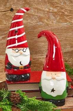 Decorator's Warehouse Christmas Accents^11.5” Dolomite Light Up Santa Gnome Figure