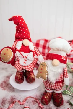 Decorator's Warehouse Christmas Accents^13" Fabric Holiday Chef Gnome