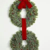 Decorator's Warehouse Christmas Wreaths|Natural Greenery^31” Frost Berry Boxwood Double Wreath