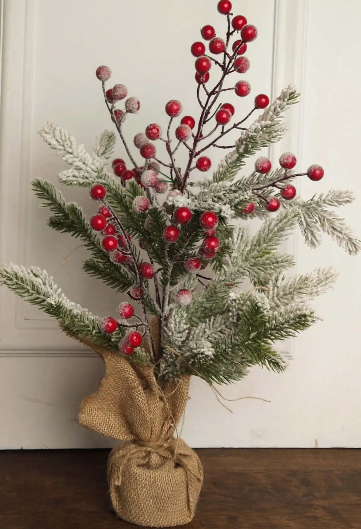 Decorator's Warehouse Christmas Accents^19” Frosted Tree With Berries