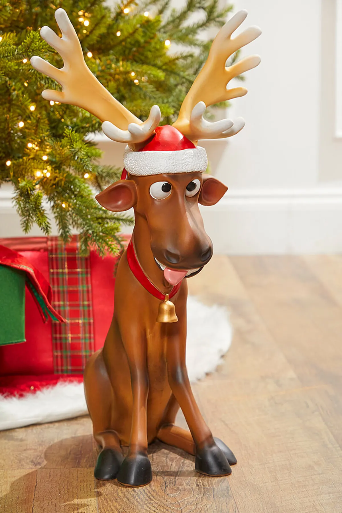Decorator's Warehouse Christmas Accents^22.5" Funny Reindeer - Sitting