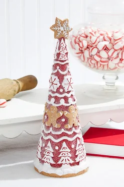 Decorator's Warehouse Christmas Accents^14" Gingerbread Resin Tree