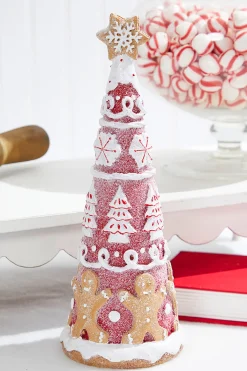 Decorator's Warehouse Christmas Accents^12" Gingerbread Resin Tree