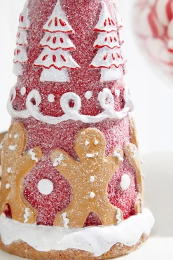 Decorator's Warehouse Christmas Accents^12" Gingerbread Resin Tree
