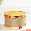 Decorator's Warehouse Christmas Accents^8.5" Gold Glitter Drum