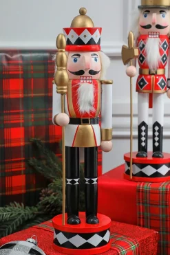 Decorator's Warehouse Christmas Accents^15” Harlequin Christmas Nutcracker