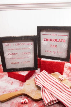 Decorator's Warehouse Christmas Accents^12” Hot Chocolate Wall Decor