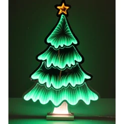 Decorator's Warehouse Infinity Lights|Indoor Lighting^23.5" LED Infinity Light Christmas Tree W/Base