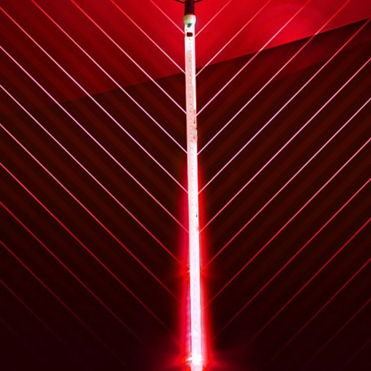 Decorator's Warehouse Outdoor Lighting^24" LED Snowfall Tube - Red