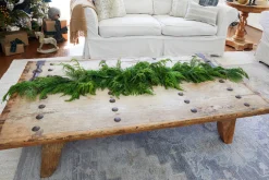 Decorator's Warehouse Christmas Teardrops|Natural Greenery^72” Luxury Cyprus Norfolk Swag