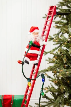 Decorator's Warehouse Christmas Accents^40" Mr. Christmas Super Climbing Santa