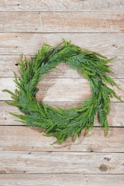 Decorator's Warehouse Christmas Wreaths|Natural Greenery^30” Natural Touch Cedar Wreath