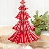 Decorator's Warehouse Christmas Accents^13" Nordic Striped Christmas Tree