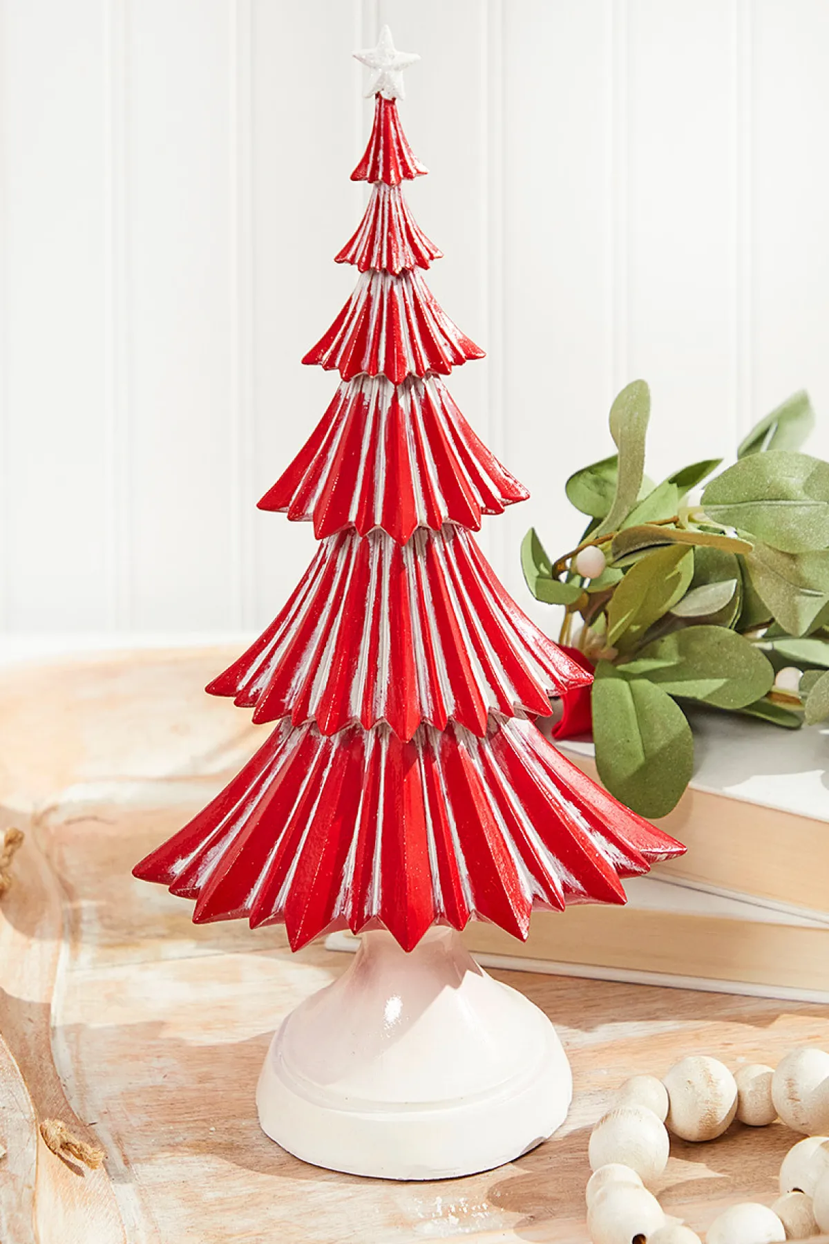 Decorator's Warehouse Christmas Accents^13" Nordic Striped Christmas Tree
