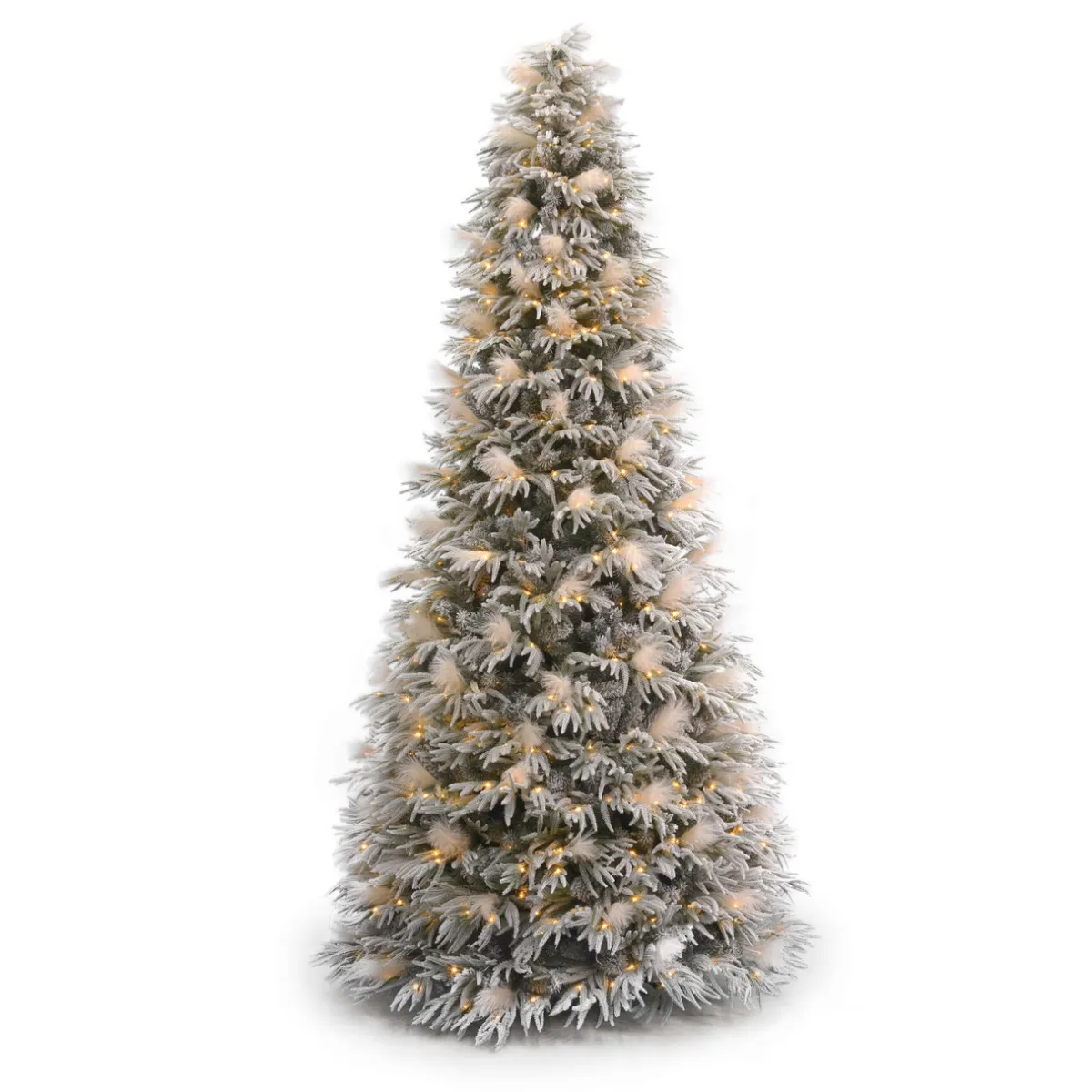 Decorator's Warehouse Christmas Trees|Christmas Trees^10' Pine And Pampas Artificial Christmas Tree With 800 Warm White LED Lights