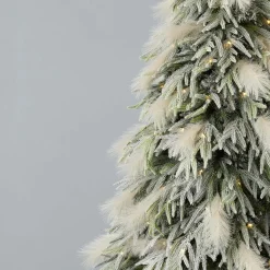 Decorator's Warehouse Christmas Trees|Christmas Trees^9' Pine And Pampas Artificial Christmas Tree With 700 Warm White LED Lights