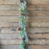 Decorator's Warehouse Christmas Garlands^6’ Pine Berry Bell Garland