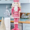 Decorator's Warehouse Christmas Accents^21" Pink Sweet Shoppe Nutcracker