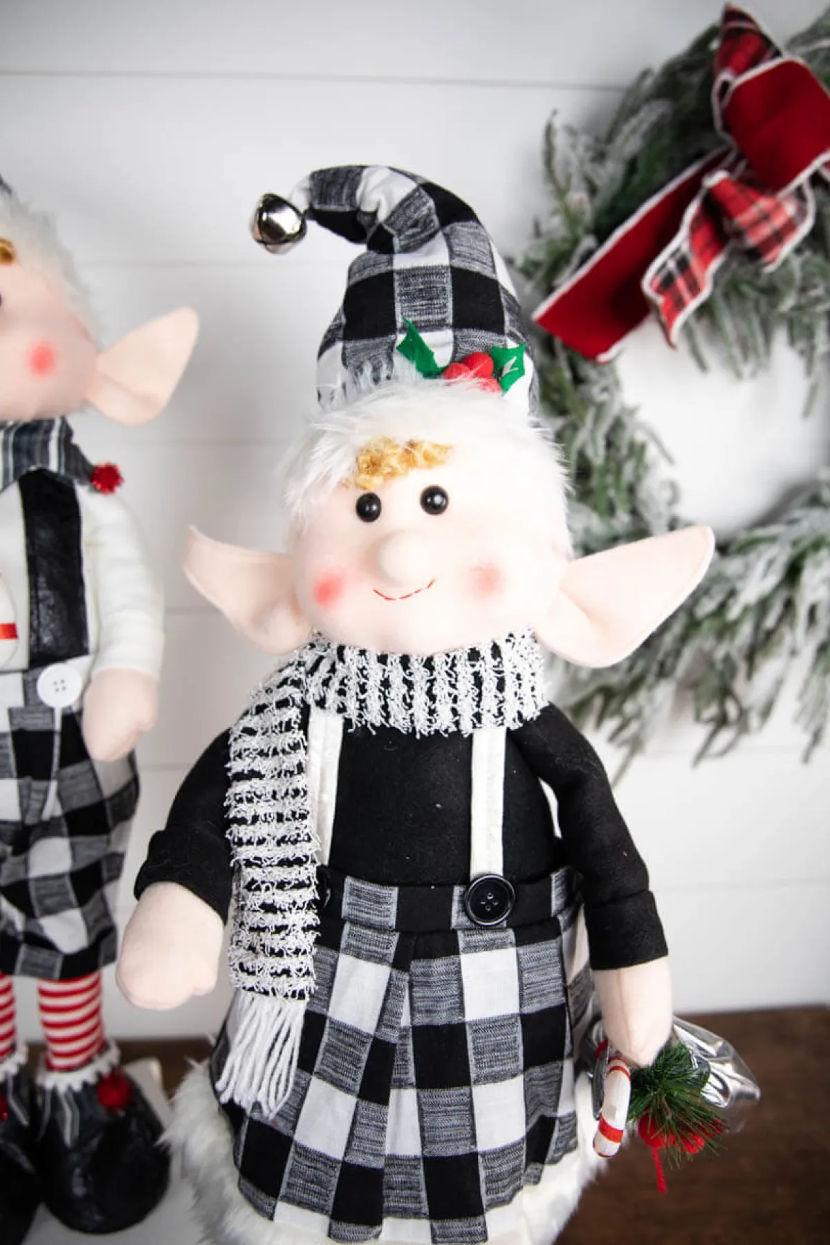 Decorator's Warehouse Christmas Accents^30” Plush Holiday Standing Elf