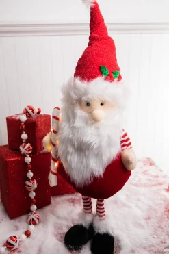 Decorator's Warehouse Christmas Accents^22” Plush Standing Santa