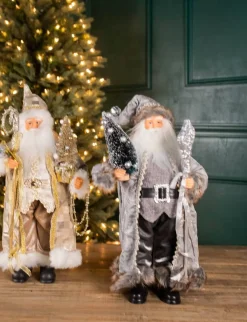 Decorator's Warehouse Christmas Accents^18” Polyester Holiday Santa