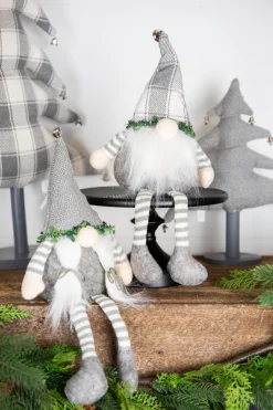 Decorator's Warehouse Christmas Accents^16” Polyester Sitting Gnome