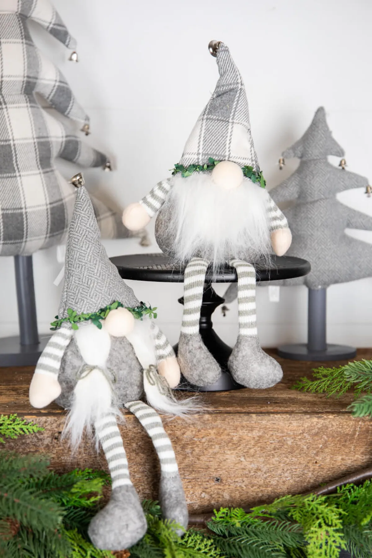 Decorator's Warehouse Christmas Accents^16” Polyester Sitting Gnome
