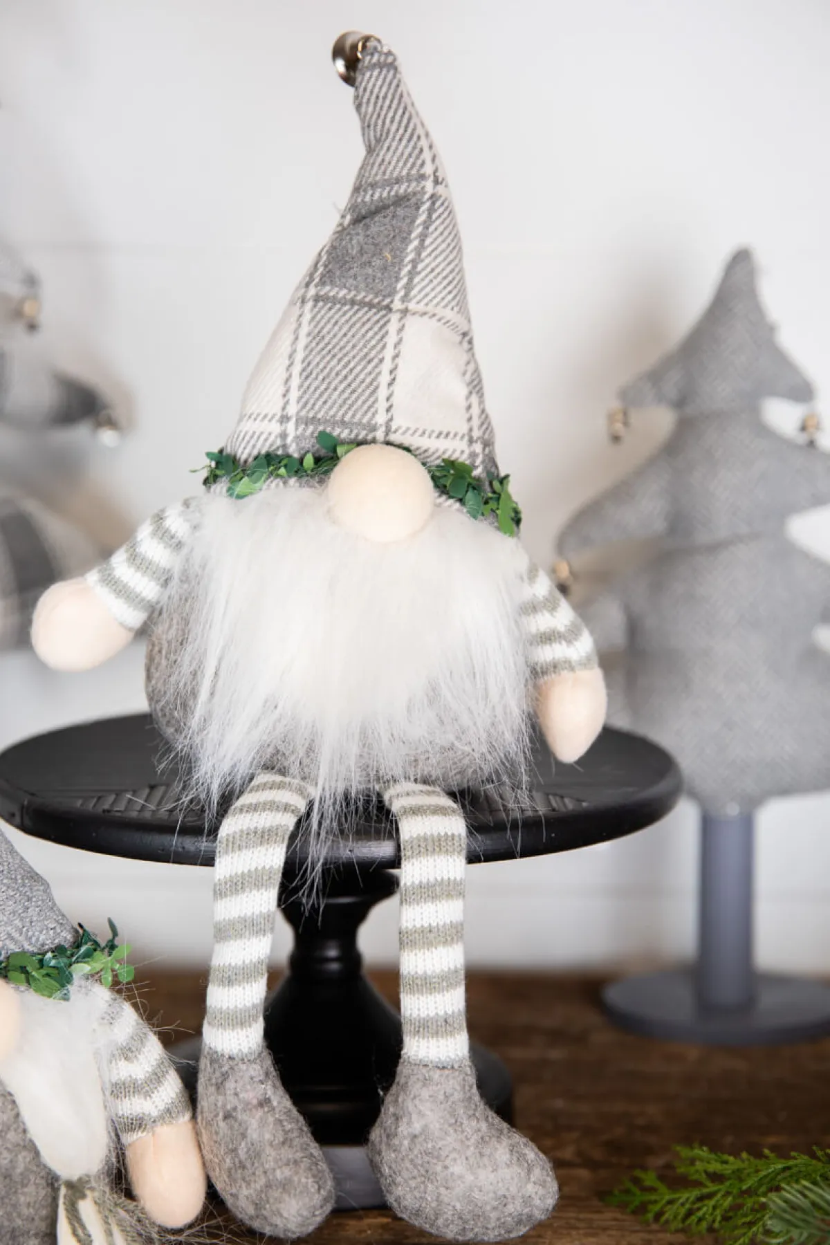 Decorator's Warehouse Christmas Accents^16” Polyester Sitting Gnome