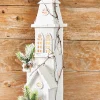 Decorator's Warehouse Christmas Accents^21" Pre-Lit Wooden Church