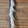 Decorator's Warehouse Natural Greenery^120” Real Touch Flocked White Norfolk Pine Garland