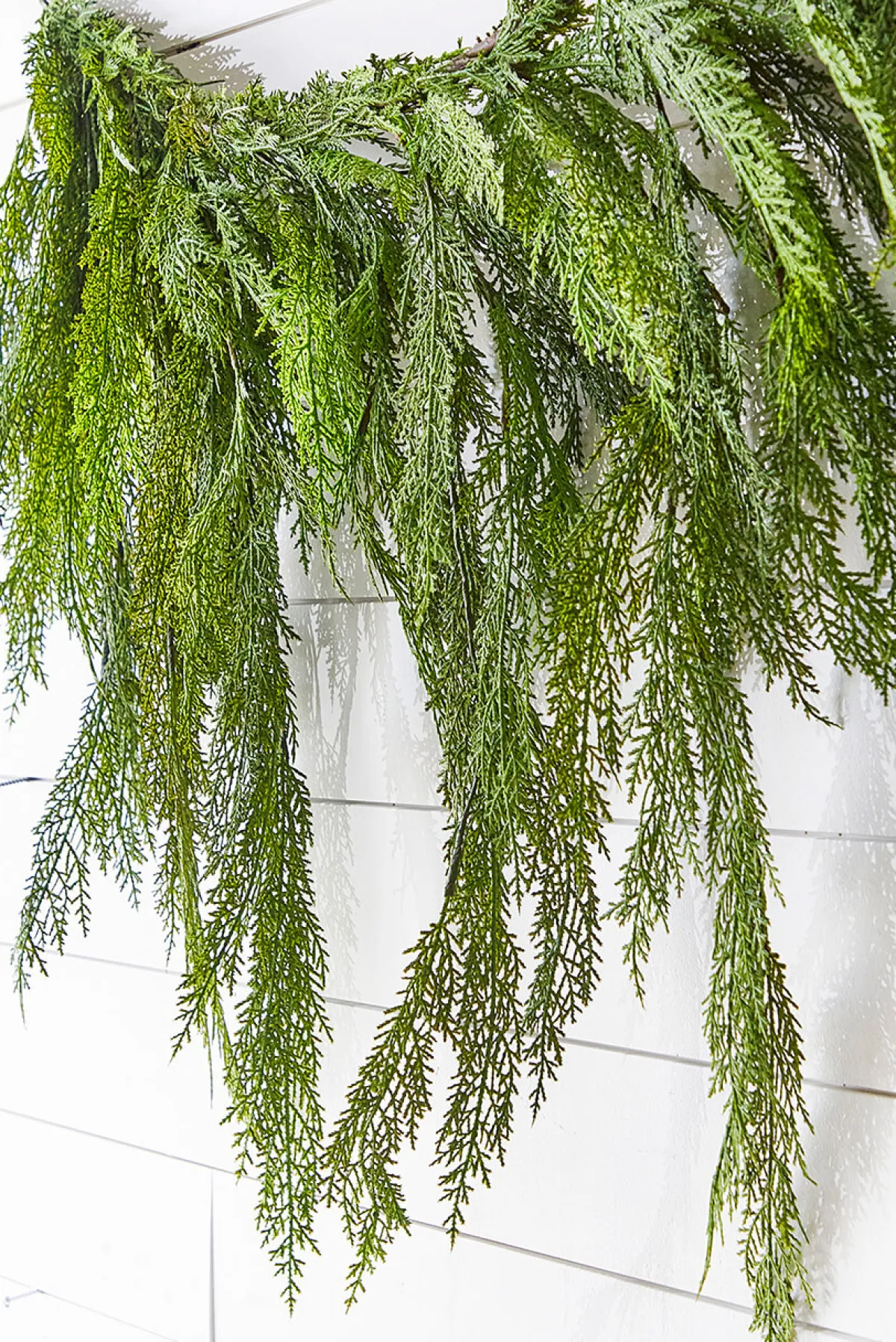 Decorator's Warehouse Christmas Garlands|Natural Greenery^48" Real Touch Lebanon Cedar Dripping Garland