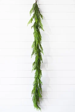 Decorator's Warehouse Christmas Garlands|Natural Greenery^72” Real Touch Norfolk Pine Garland