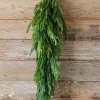 Decorator's Warehouse Christmas Teardrops|Natural Greenery^36” Real Touch Norfolk Pine Teardrop