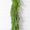 Decorator's Warehouse Christmas Garlands|Natural Greenery^47" Real Touch Norfolk Pine Dripping Garland