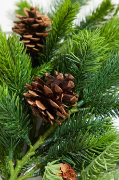 Decorator's Warehouse Natural Greenery^24” Real Touch Norfolk Spruce Juniper Spray