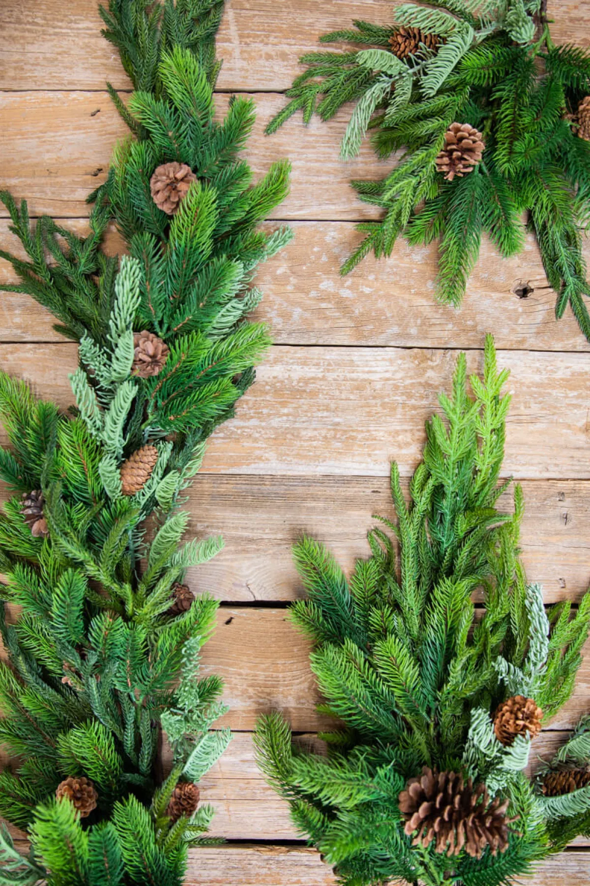 Decorator's Warehouse Natural Greenery|Christmas Teardrops^27” Real Touch Norfolk Spruce Juniper Teardrop