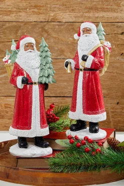 Decorator's Warehouse Christmas Accents^13” Resin African-American Santa