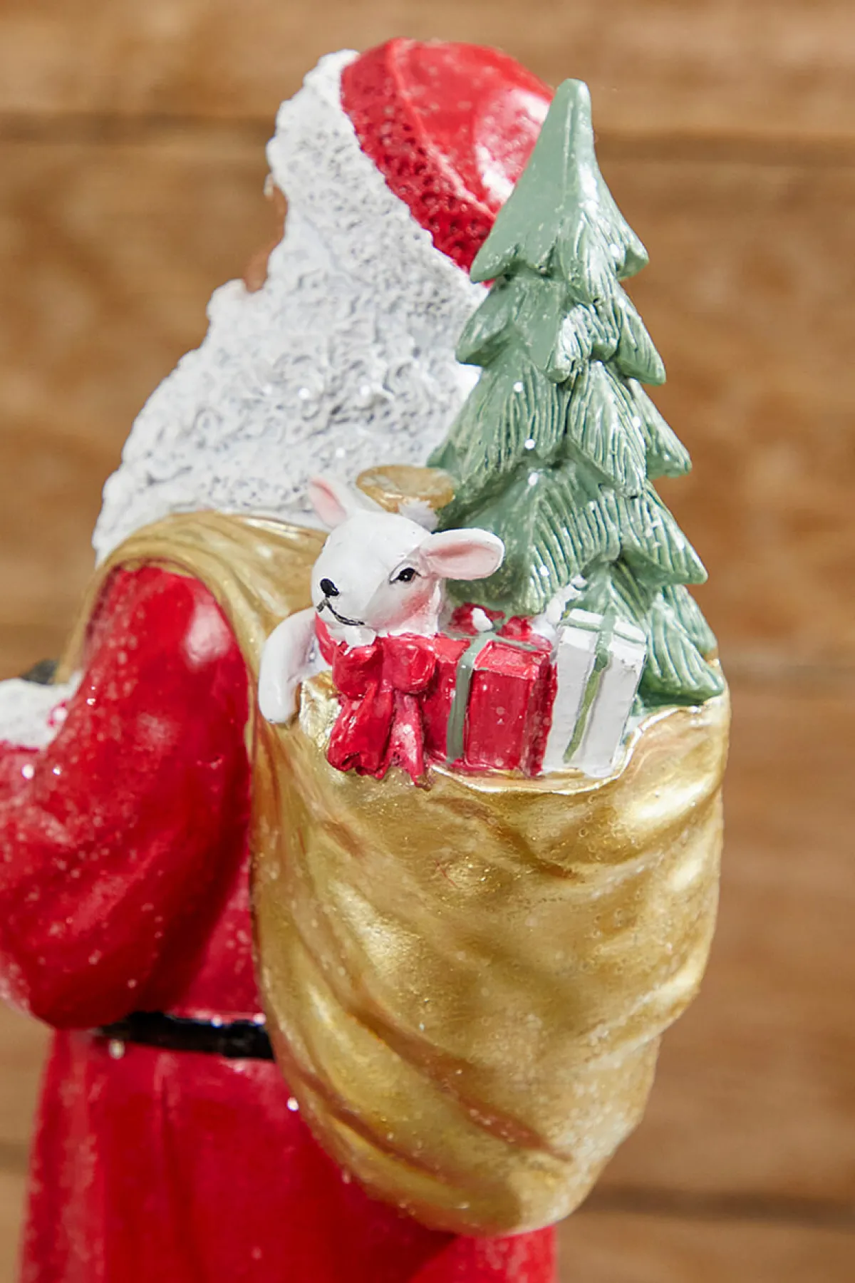 Decorator's Warehouse Christmas Accents^13” Resin African-American Santa