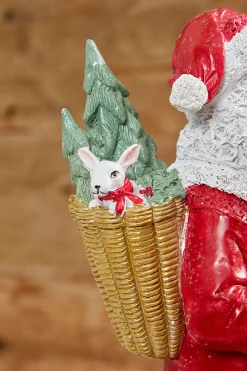 Decorator's Warehouse Christmas Accents^13” Resin African-American Santa