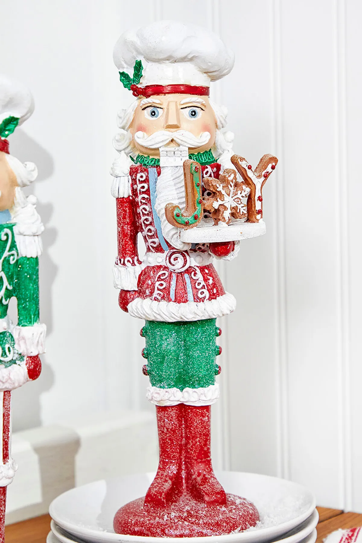Decorator's Warehouse Christmas Accents^11.5" Resin Candy Nutcracker