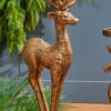 Decorator's Warehouse Christmas Accents^16" Resin Deer Candle Holder