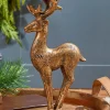 Decorator's Warehouse Christmas Accents^12" Resin Deer Candle Holder