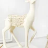 Decorator's Warehouse Christmas Accents^14" Resin Deer With Scroll Saddle
